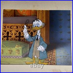 WALT DISNEY Animation Cel Vintage Production Art professor Ludwig Vin Drake I5
