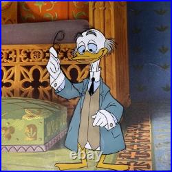 WALT DISNEY Animation Cel Vintage Production Art professor Ludwig Vin Drake I5