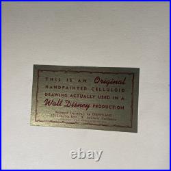 WALT DISNEY Animation Cel Vintage Production Art professor Ludwig Vin Drake I5