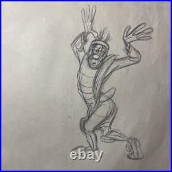 WALT DISNEY Animation Cel draw 1940's GOOFEY LOT Production Art Cartoon MT