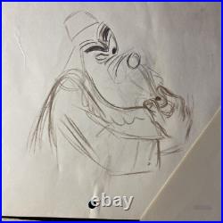 WALT DISNEY Animation Cel draw 1940's GOOFEY LOT Production Art Cartoon MT