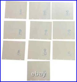 WALT DISNEY Animation Cel early DONALD DUCK vintage Production Art Cartoons MT