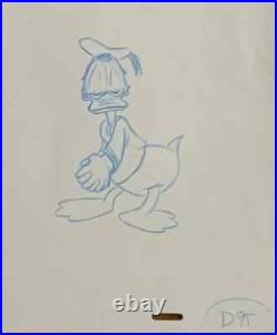 WALT DISNEY Animation Cel early DONALD DUCK vintage Production Art Cartoons MT