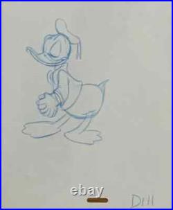 WALT DISNEY Animation Cel early DONALD DUCK vintage Production Art Cartoons MT
