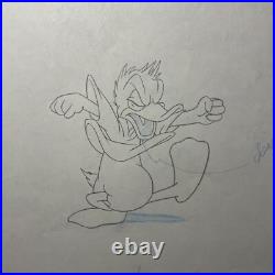 WALT DISNEY Animation Cel early DONALD DUCK vintage Production Art Cartoons MT
