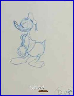 WALT DISNEY Animation Cel early DONALD DUCK vintage Production Art Cartoons MT