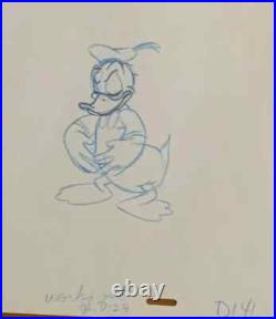 WALT DISNEY Animation Cel early DONALD DUCK vintage Production Art Cartoons MT