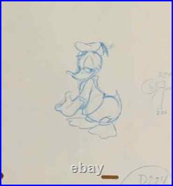 WALT DISNEY Animation Cel early DONALD DUCK vintage Production Art Cartoons MT