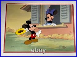 WALT DISNEY LIMITED EDITION ANIMATION CEL Mickey Minnie Mouse LITTLE WHIRLWIND