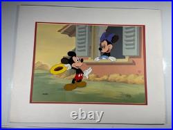 WALT DISNEY LIMITED EDITION ANIMATION CEL Mickey Minnie Mouse LITTLE WHIRLWIND