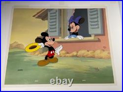 WALT DISNEY LIMITED EDITION ANIMATION CEL Mickey Minnie Mouse LITTLE WHIRLWIND