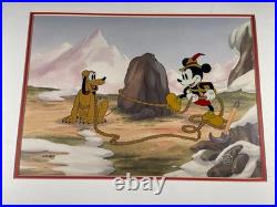 WALT DISNEY LIMITED EDITION ANIMATION CEL Mickey Mouse Pluto ALPINE CLIMBERS X1 WALT DISNEY LIMITED EDITION ANIMATION CEL Mickey Mouse Pluto ALPINE CLIMBERS X1