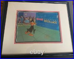 WB Warner Brothers Original Production Cel BOX OFFICE BUNNY Daffy Duck Disney