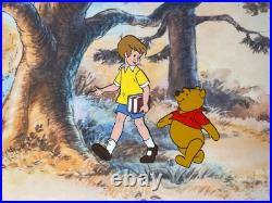 WINNIE THE POOH Animation Cel Walt Disney Cartoon Art Vintage 1960's Tigger I6