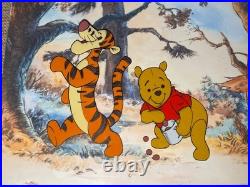 WINNIE THE POOH Animation Cel Walt Disney Cartoon Art Vintage 1960's Tigger I6