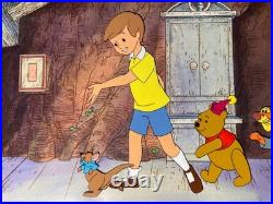 WINNIE THE POOH Animation Cel Walt Disney Show Cartoon Art Vintage Art I7