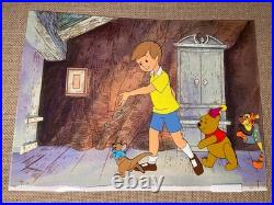 WINNIE THE POOH Animation Cel Walt Disney Show Cartoon Art Vintage Art I7