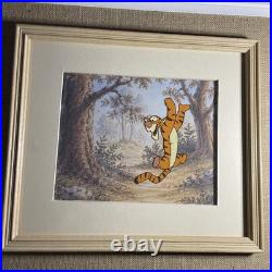 WINNIE THE POOH Animation Cel Walt Disney TIGGER Production Cartoon Art X1