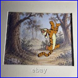 WINNIE THE POOH Animation Cel Walt Disney TIGGER Production Cartoon Art X1