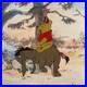 WINNIE THE POOH Animation Cel vintage Walt Disney Limited Edition Piglet Art I4
