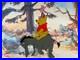 WINNIE THE POOH Animation Cel vintage Walt Disney Limited Edition Piglet Art I5