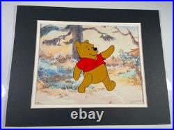 WINNIE THE POOH Animation Cel vintage Walt Disney Production Cartoon Art I11