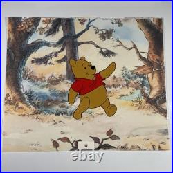 WINNIE THE POOH Animation Cel vintage Walt Disney Production Cartoon Art I11