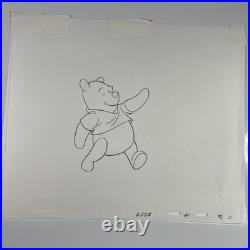 WINNIE THE POOH Animation Cel vintage Walt Disney Production Cartoon Art I11