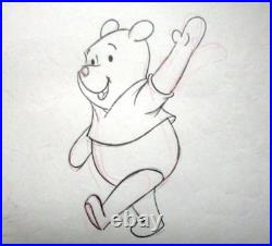 WINNIE THE POOH WALT DISNEY 1990s ORIGINAL animation PRODUCTION DRAWING bear