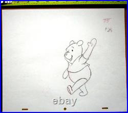 WINNIE THE POOH WALT DISNEY 1990s ORIGINAL animation PRODUCTION DRAWING bear