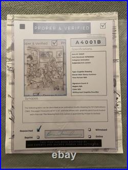 Walt Disney 101 Dalmatians Animation Pre Production Drawing 1960