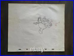 Walt Disney 1937 Lonesome Ghosts 6 Original Art Production Drawings