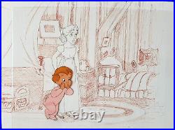 Walt Disney 1953 Peter Pan Baby Brother Michael Darling Orig Production Cel