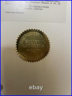 Walt Disney ANIMATION CEL DONALD DUCK 50TH BIRTHDAY GOOFY BILL POSTERS 130/275