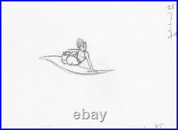Walt Disney Aladdin KEY Movie Production Animation Cel Drawing 1992 B07224