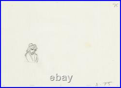 Walt Disney Aladdin Movie Production Animation Cel Drawing 1992 B07253