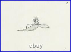 Walt Disney Aladdin n Carpet Movie Production Animation Cel Drawing 1992 B07225