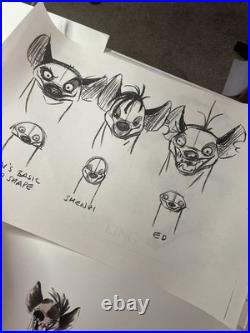 Walt Disney Animation Art LION KING model sheets production art Cels X1