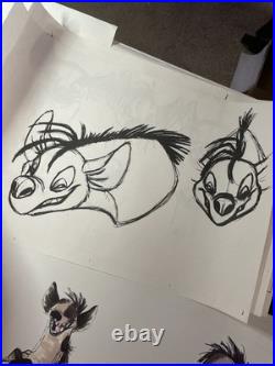Walt Disney Animation Art LION KING model sheets production art Cels X1