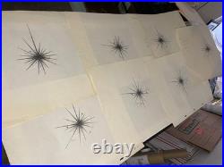 Walt Disney Animation Cel OPENING TITLE Sequence 1956 Starburst Vintage Art I1