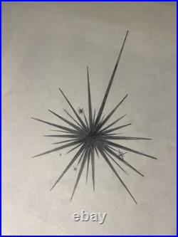 Walt Disney Animation Cel OPENING TITLE Sequence 1956 Starburst Vintage Art I1