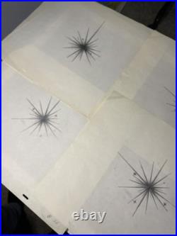 Walt Disney Animation Cel OPENING TITLE Sequence 1956 Starburst Vintage Art I1