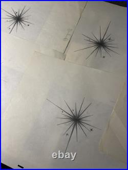 Walt Disney Animation Cel OPENING TITLE Sequence 1956 Starburst Vintage Art I1