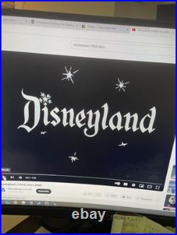 Walt Disney Animation Cel OPENING TITLE Sequence 1956 Starburst Vintage Art I1