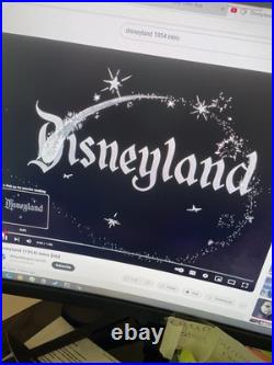 Walt Disney Animation Cel OPENING TITLE Sequence 1956 Starburst Vintage Art I1