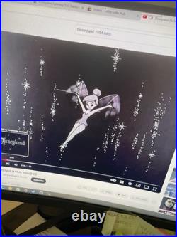 Walt Disney Animation Cel OPENING TITLE Sequence 1956 Starburst Vintage Art I1