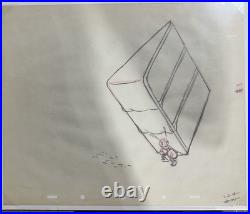 Walt Disney Ant 1939 Beach Picnic Production Animation Sketch #224 Walt Disney Ant 1939 Beach Picnic Production Animation Sketch #224