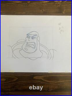 Walt Disney Buzz Lightyear Of Star Command 2000 Original Production Cel Drawing
