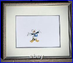 Walt Disney Donald Duck Genuine Animation Film Cell From 1988 Academy Awards