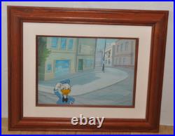 Walt Disney Donald Duck Original Production Cel Framed